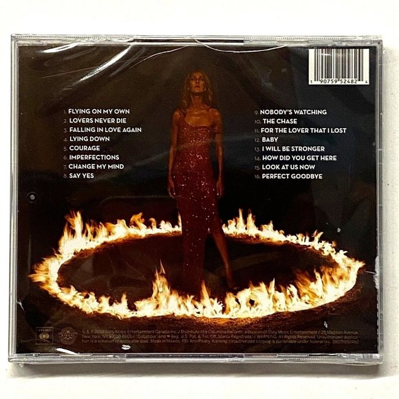 Courage by Celine Dion (CD, 2019) Sealed - Damaged Case - Picture 2 of 2